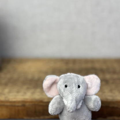 Marks & Spencers Soft Toy - M&S Miniature Elephant Plush Vintage - 7913686
