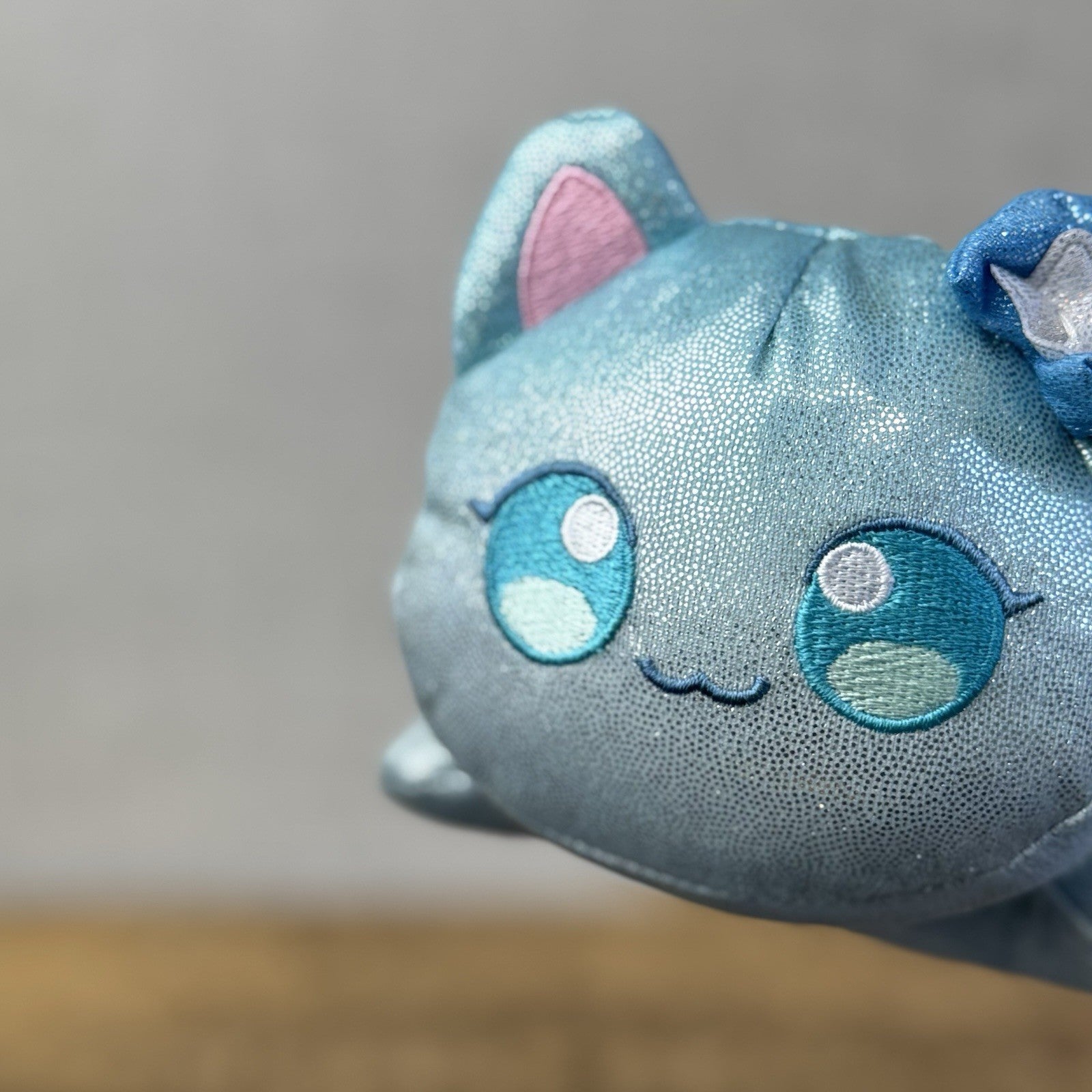 Aphmau MeeMeows - Limited Edition Meemeows Mermaid Cat Blue Shiny Plush Rare
