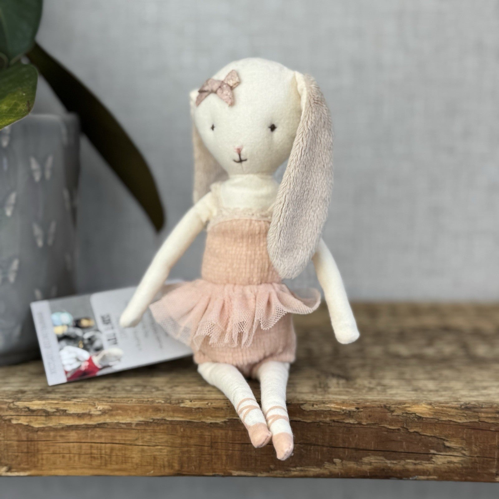 Maileg Dancing Ballerina Bunny Retired 2018 (No Tube) Retired Magnetic Hands 9”