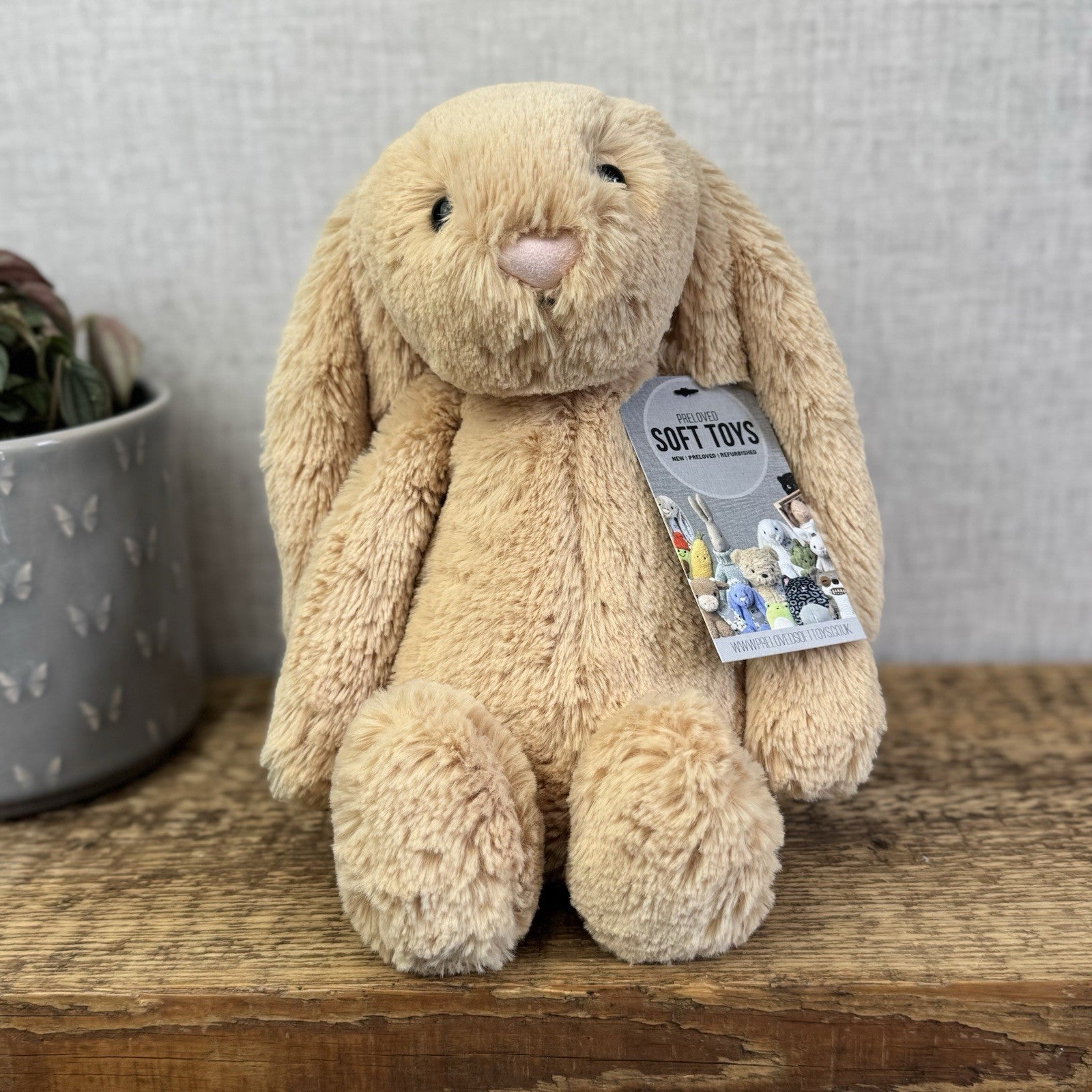Jellycat Medium Bashful Honey Bunny - Rare Retired Medium Rabbit 12”