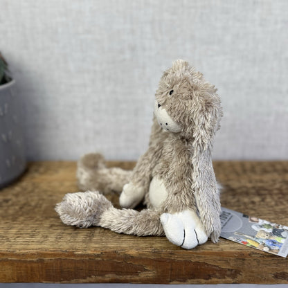 Jellycat Small Tiny Doolally Bunny Rabbit - Mini Long Limbed Beige Scruffy Bunny