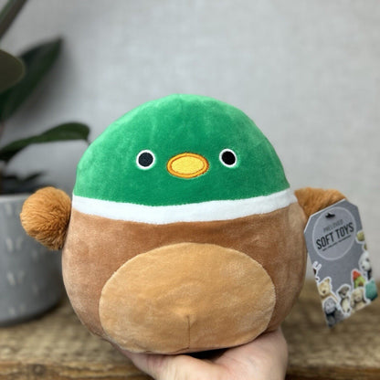 Squishmallow Avery - Small Duck Squishmallow - Cushion Duck Squishy Soft 7”