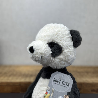 Jellycat Tuffet Panda - Panda Textured Beanie Plush Wild Animal Retired 12" (#2)
