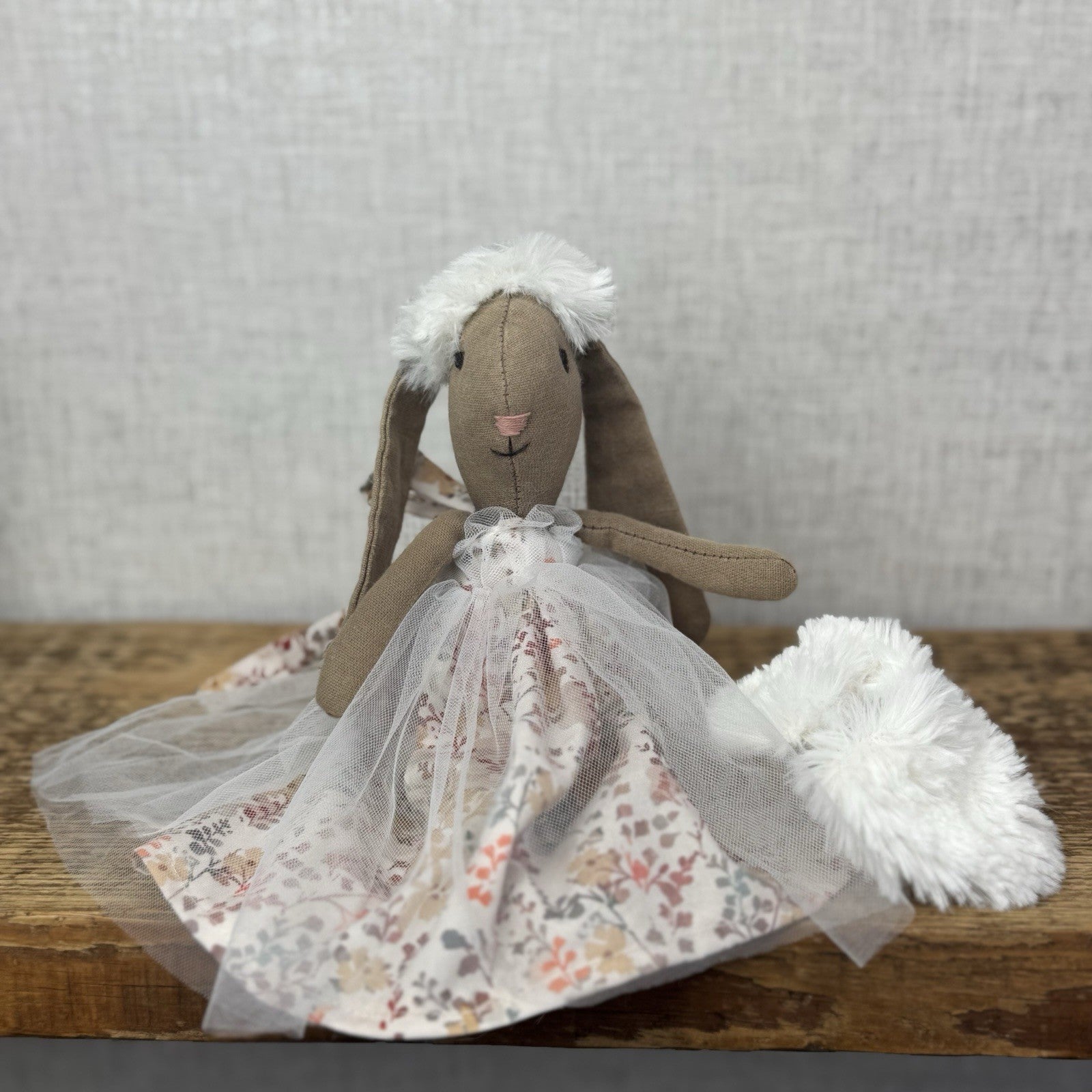 Maileg Mini Bunny - Brown Mini Bunny Princess (Custom Princess Outfit)