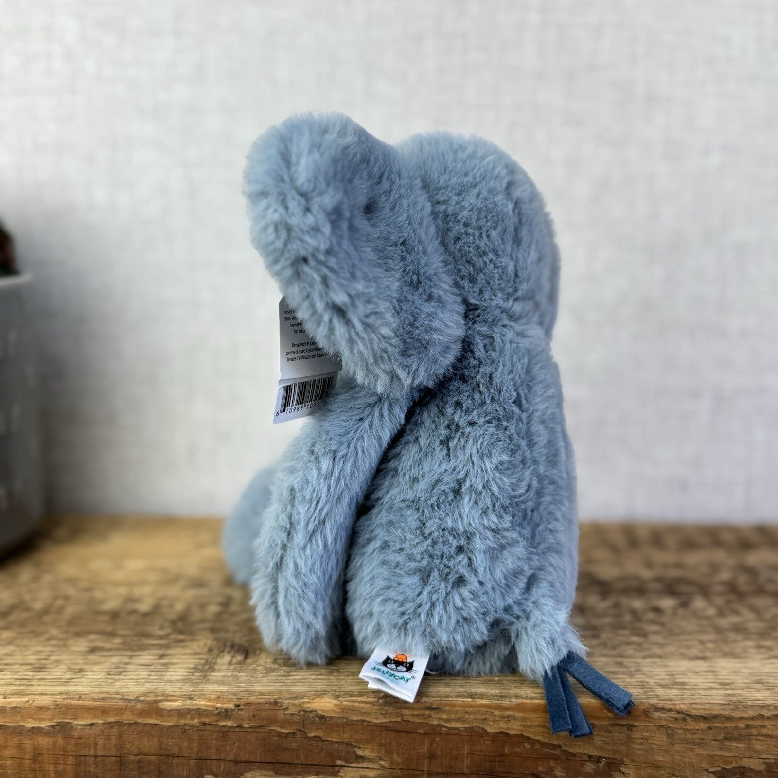 Jellycat Sweetie Elephant - Blue Fluffy Medium Elephant Soft Toy New With Tags