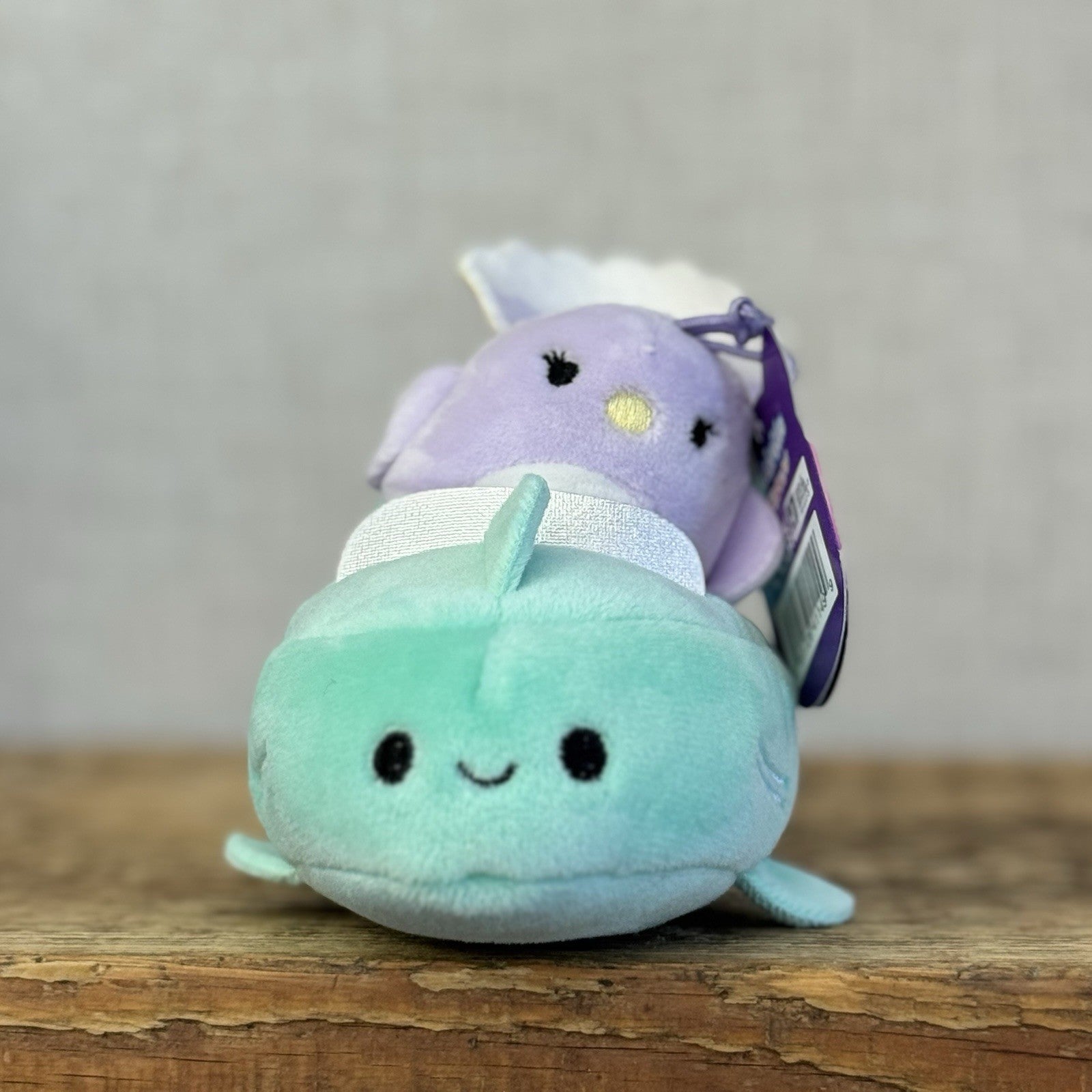 Squishmallow Squishville - Vehicle Elda Ostrich Shark Car  (Multi Buy Discount)