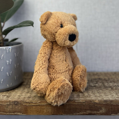 Jellycat Bashful Ginger/orange Bear - Medium Bashful Bear - Retired Bear 12”
