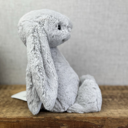 Jellycat The Little White Company Silver Bashful Bunny - New With Tags 12”