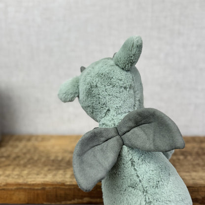 Jellycat Medium Bashful Dragon - Light Green/sage Dragon Soft Toy NWOT