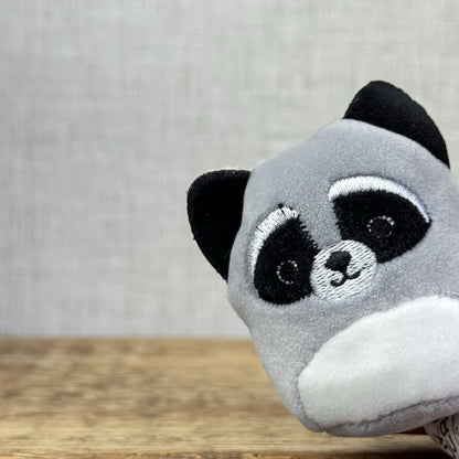 Squishmallow Squishville - Randy Raccoon - Tiny Grey Squishmallow Raccoon 2”