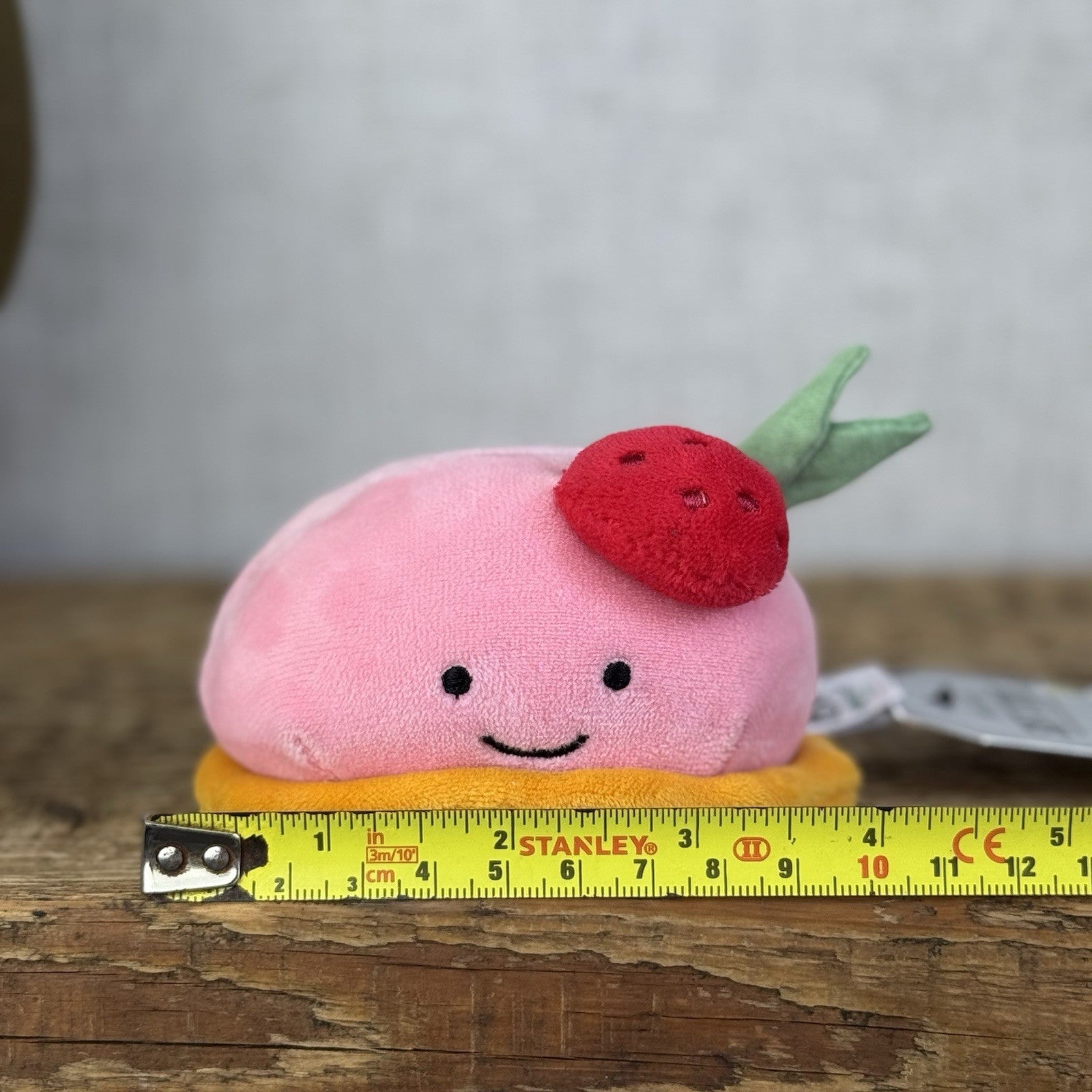 Jellycat Pretty Patisserie Dome Framboise Collectible Plush Pink Cake 5" (#2)