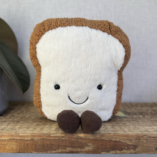 Jellycat Amuseable Toast - Larger Size Toast Beanie New With Older Tags 12"