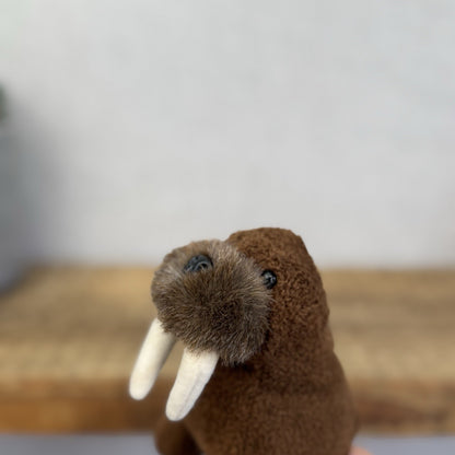 Russ Berrie Luv Pets - Wilcox Walrus Pocket Size Walrus Beanie Baby Mini Plush