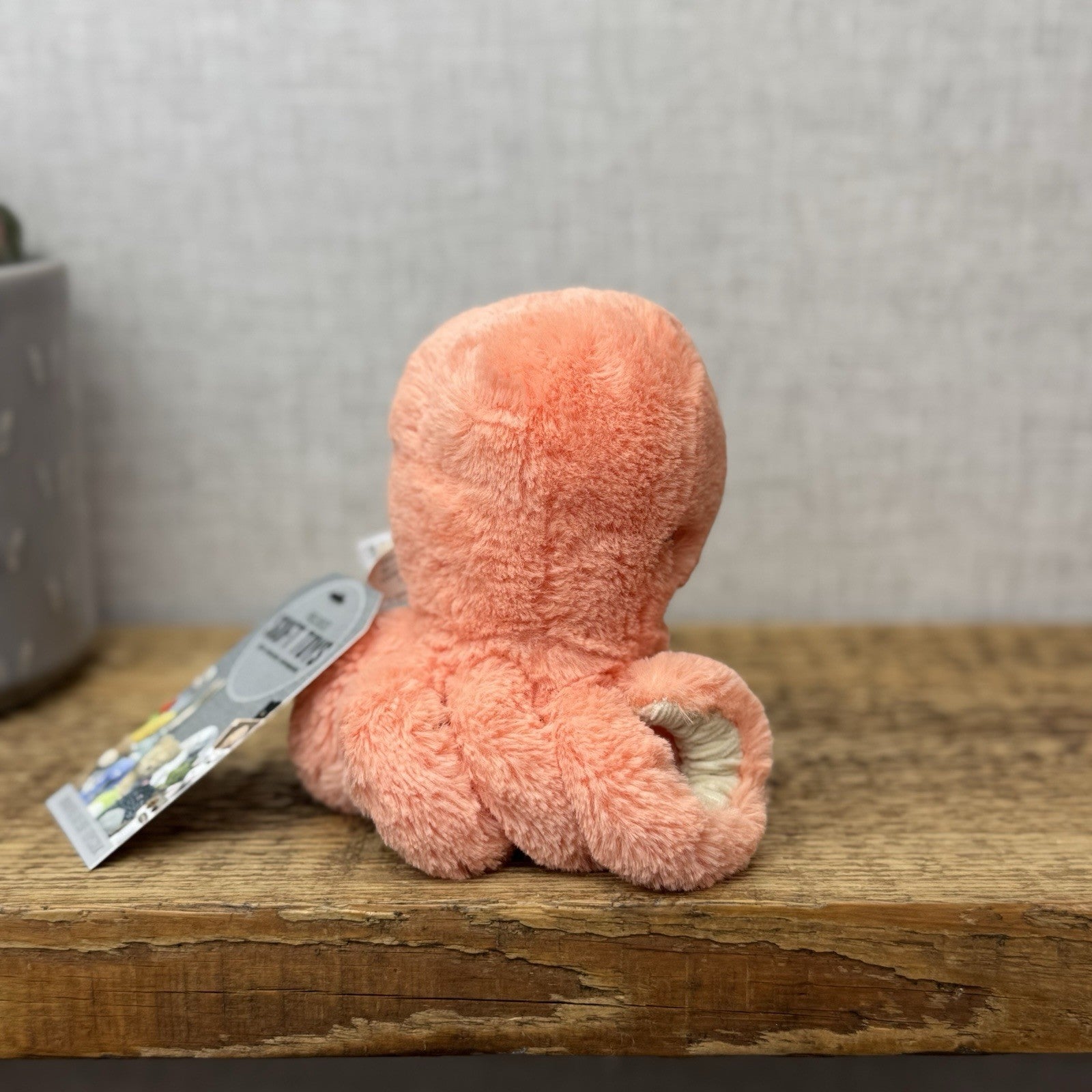 Jellycat Tiny Peachie Octopus - Tiny Peach Pink Octopus Plush Beanie Retired 5”