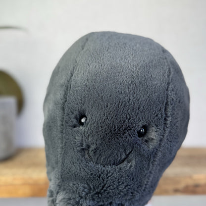 Jellycat Inky Octopus - Large Black Octopus Beanie Rare Retired Collectible 16"