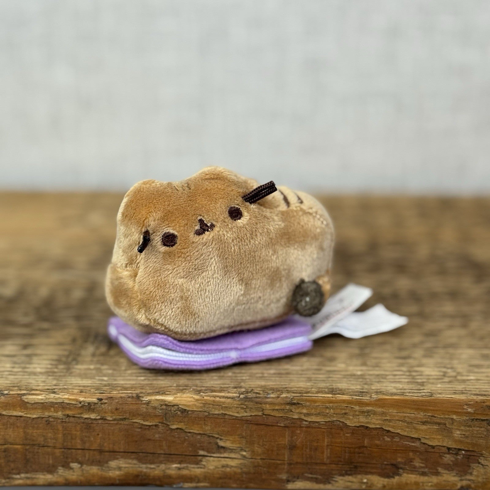 Gund Pusheen Cat - Places Cats Sit - Keychain eries 3 Cat Sitting On Book 