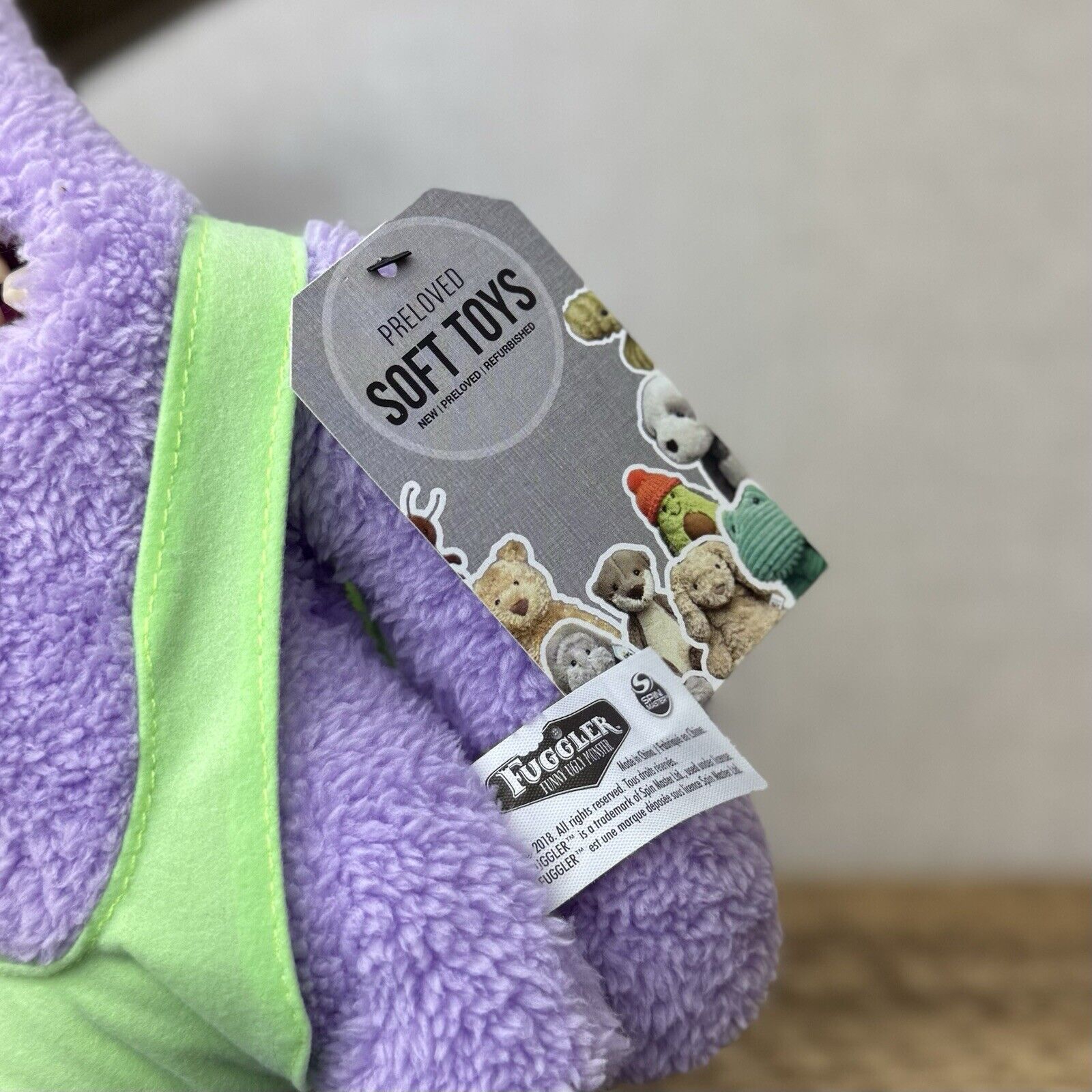 Fuggler FuggGlow Edition - Sasquoosh Lilac Fuggler In Glow In Dark Pants Rare