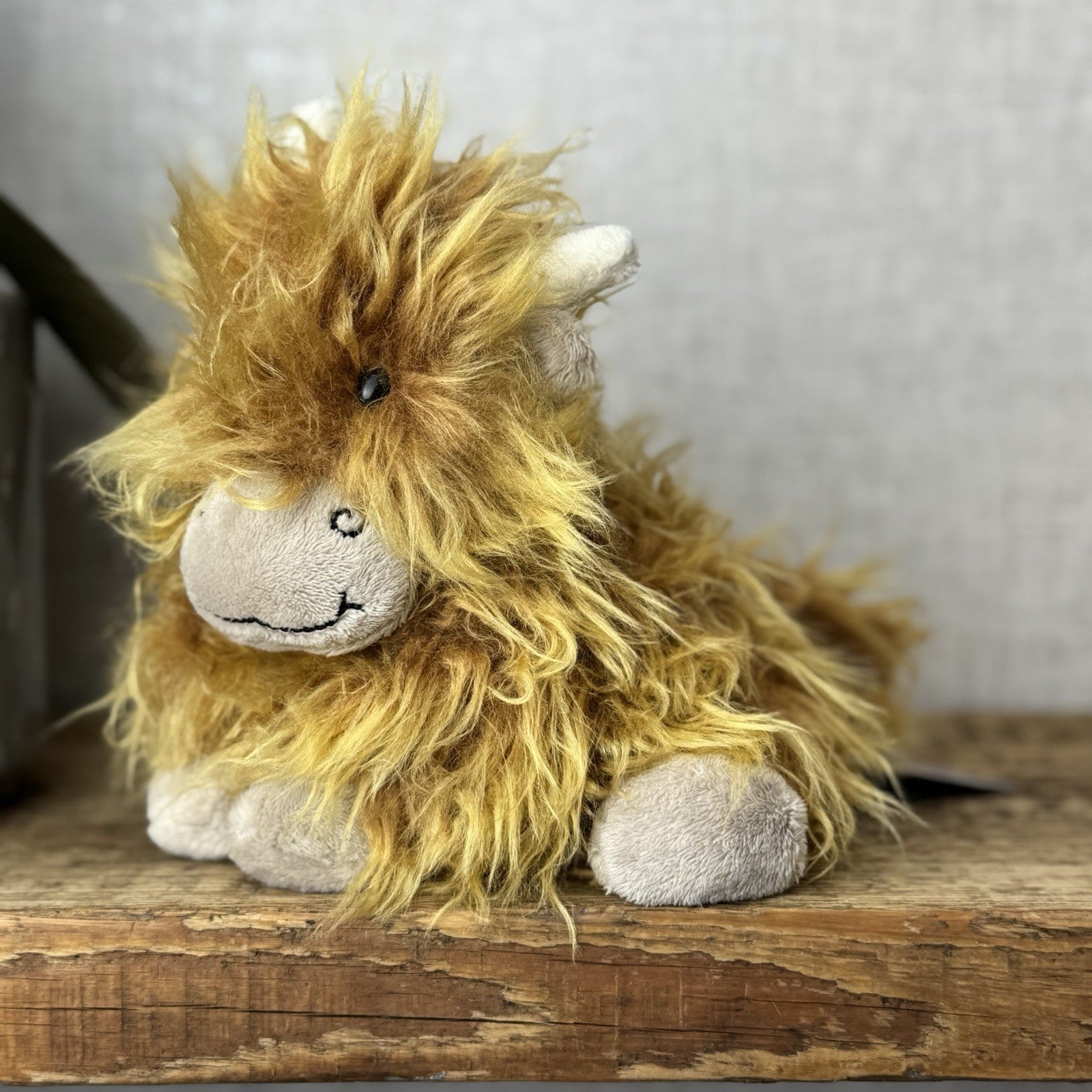 Jellycat Small Truffles Cow - Fluffy Cow Cushion Small Highland Cow Retired 7”