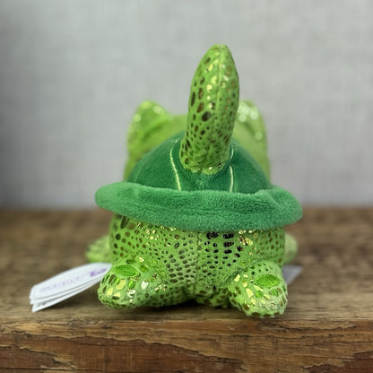 Aphmau MeeMeows - Turtle Plush Green Sparkly Sea Cat Collectible 5"