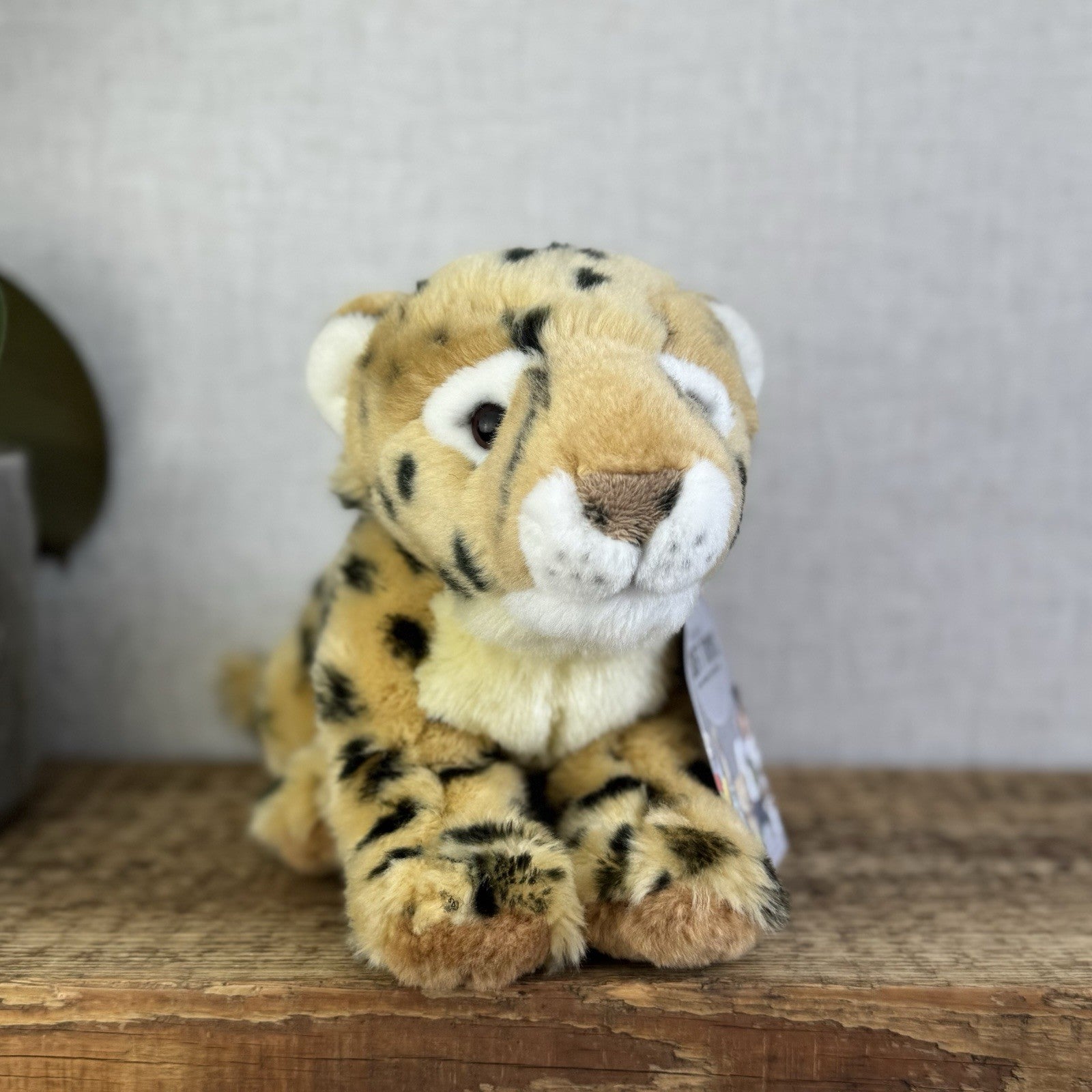 Keel Toys Signature Leopard - Small Leopard Plush Toy Realistic Wild Cat 8"