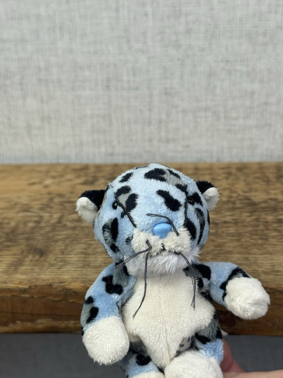 Blue Nose Friends Dash The Cheetah - Blue Spotty Wild Cat #130 Mini Beanie