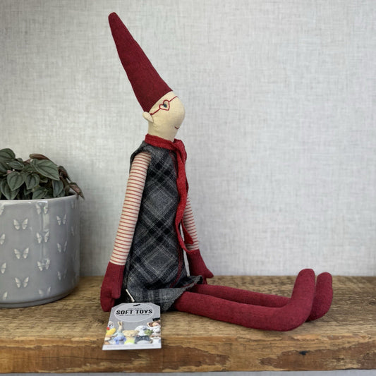 Maileg Medium Pixie Girl Laura - Retired 2011 - Rare Maileg Christmas Pixie 18”