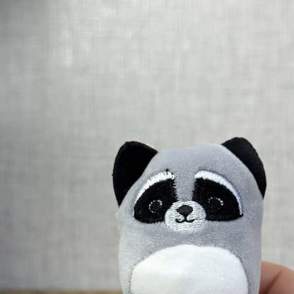 Squishmallow Squishville - Randy Raccoon - Tiny Grey Squishmallow Raccoon 2”