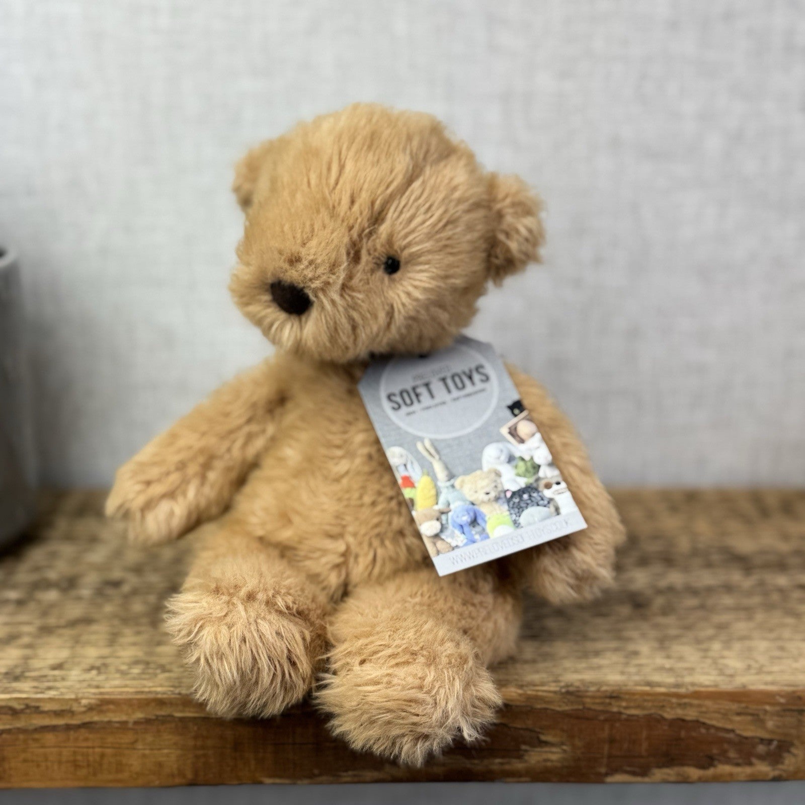 Jellycat Small Benjamin Bear - Maple Colour Small Beanie Bear Plush NWOT 10"