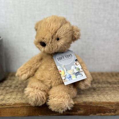 Jellycat Small Benjamin Bear - Maple Colour Small Beanie Bear Plush NWOT 10"