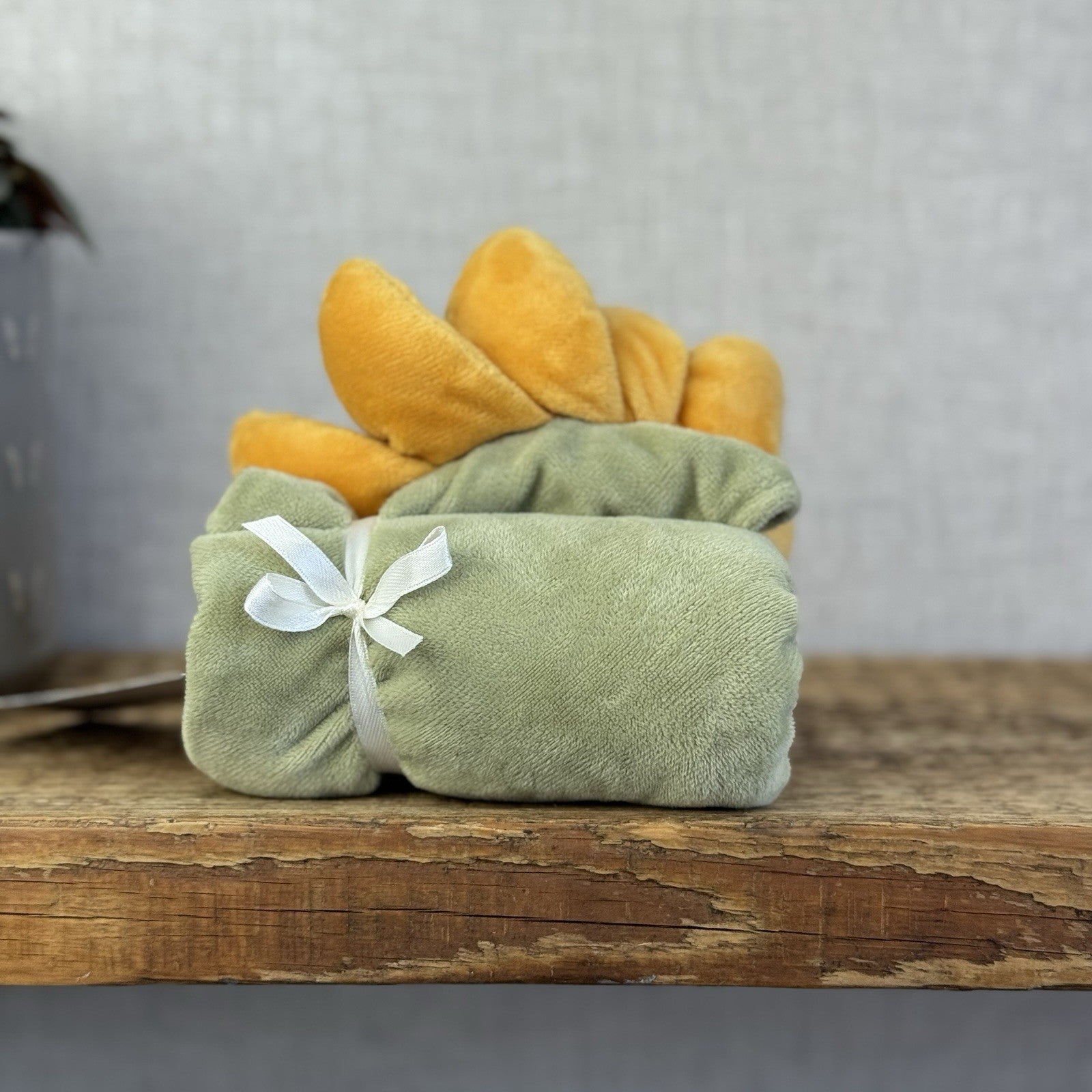 Jellycat Fleury Sunflower Soother - Flower Comfort Blanket Baby Girl Summer Gift