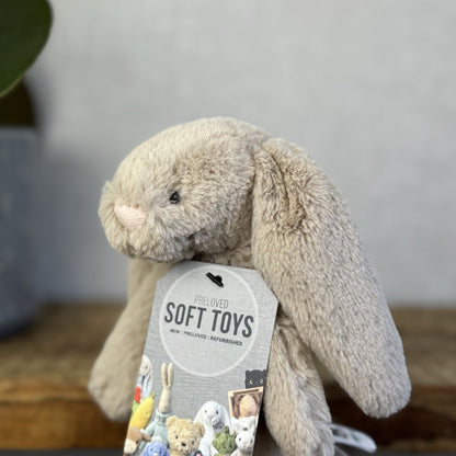 Jellycat Small Beige Bashful Bunny - New Without Tags Little Rabbit 8” (#3)