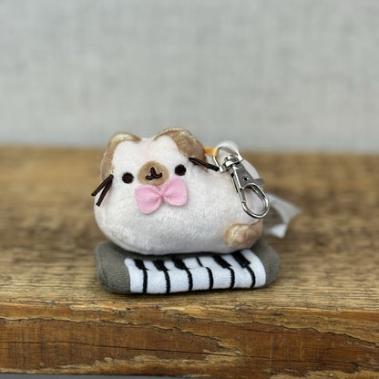 Gund Pusheen Cat - Places Cats SIts Keychain Series 3 - Keyboard Piano 