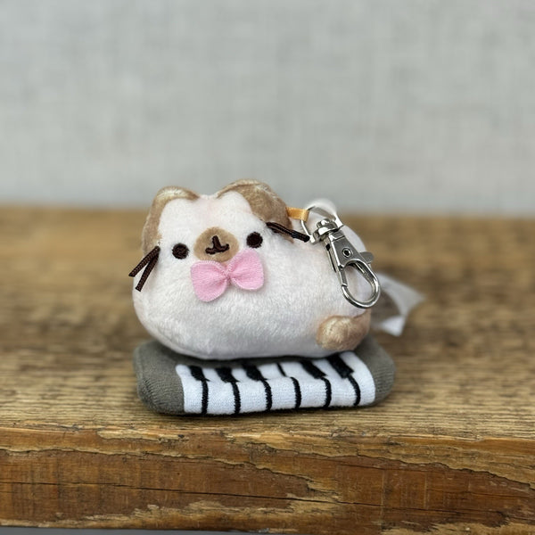 Gund Pusheen Cat - Places Cats SIts Keychain Series 3 - Keyboard Piano 