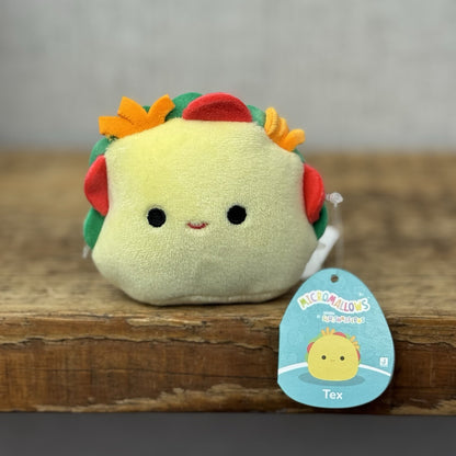 Squishmallow Micromallow - Tex Taco Food Squishvile Miniature New Tags 2"