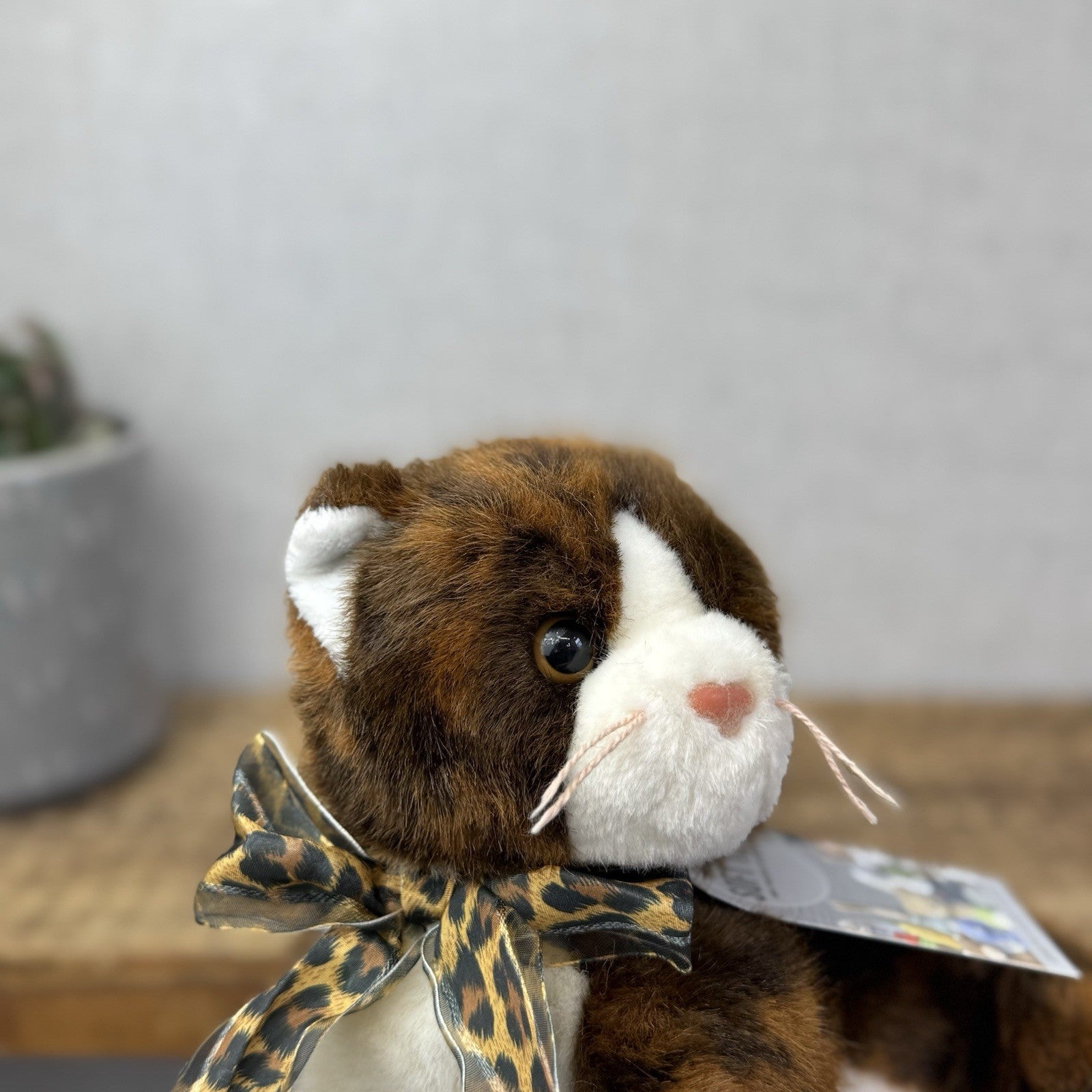 TY Classic Catalina Cat - Torti Brown/Black Ty Beanie Baby Cat Medium 2006