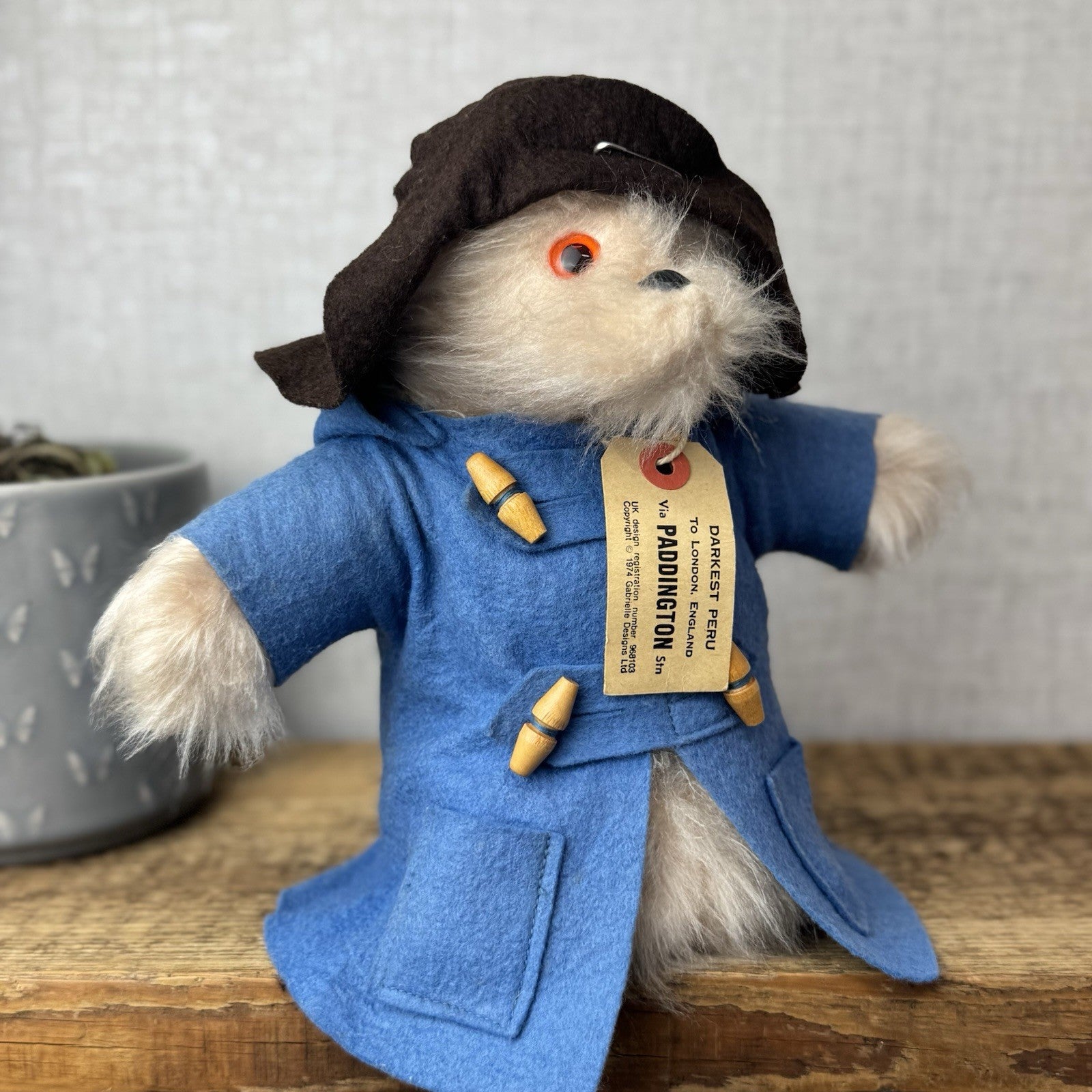 Rainbow Designs Paddington Bear Soft Toy (Gabrielle Designs) Small Bear 10"