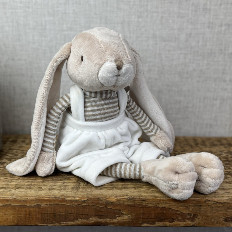 Bukowski Lucian Medium Bunny In Overalls Super Soft Beanie New With Tags 12”