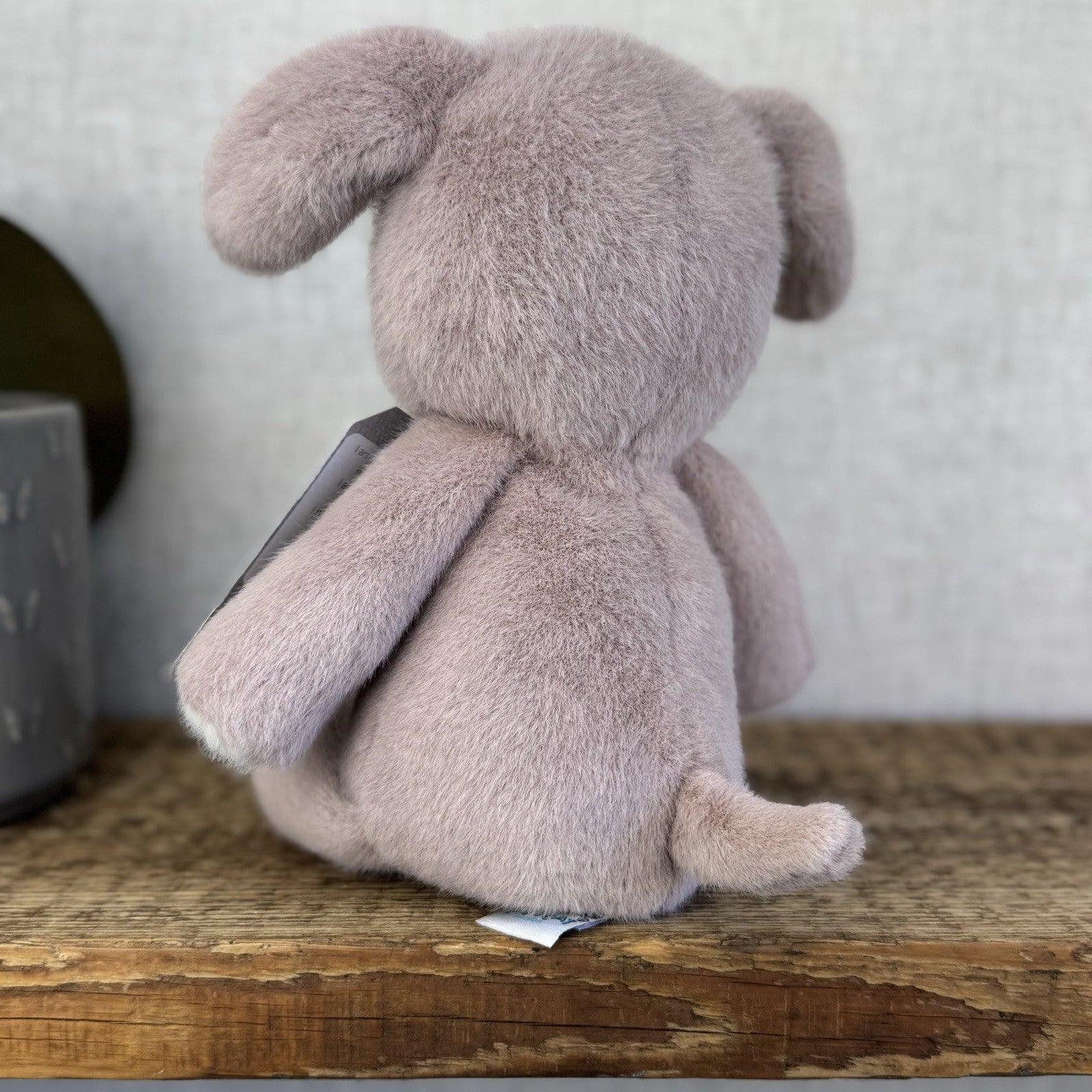 Jellycat Beepi Dog - Medium Fluffy Dog Big Eyed Dog Beanie Plush Retired 10"