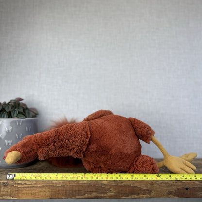 Jellycat Robbie Rooster - Red Fluffy Rooster Plush Beanie Soft Toy Chicken 12"