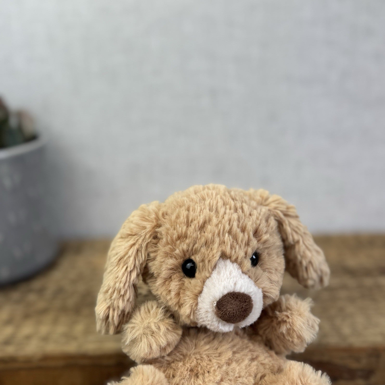 Jellycat Yummy Puppy - Beige/brown Yummy Puppy Small Textured Dog Puppy 6"