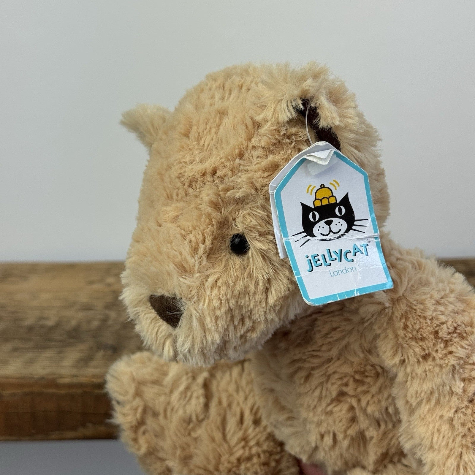 Jellycat Small Edward Bear - With Tags Retired Small Golden Traditional Bear 9"
