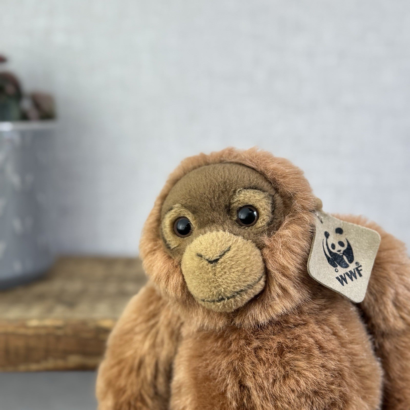 WWF Anna Club Plush - Orangutan Endangered Species Soft Toy Monkey Medium 10"
