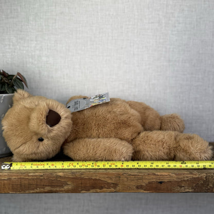 Jellycat Medium Benjamin Bear - Maple Colour Larger Beanie Bear Plush Bear 14”