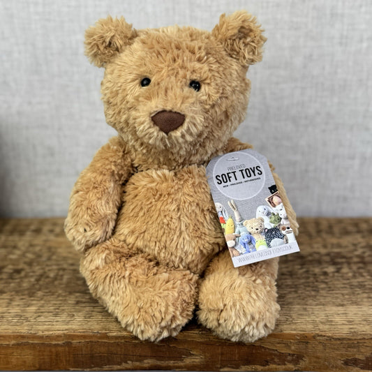 Jellycat Small Bartlesham Bear Teddy Golden Brown Vintage New Without Tags (#2)