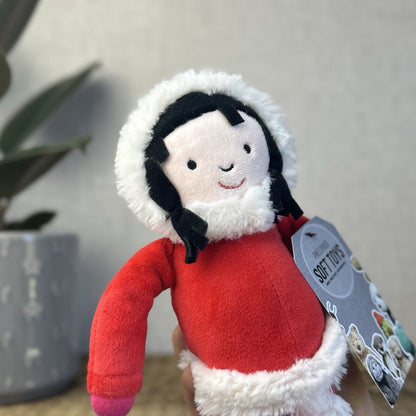 John Lewis Mrs Clause - Christmas Soft Toy Plush Beanie 8” (Jellycat Collab)