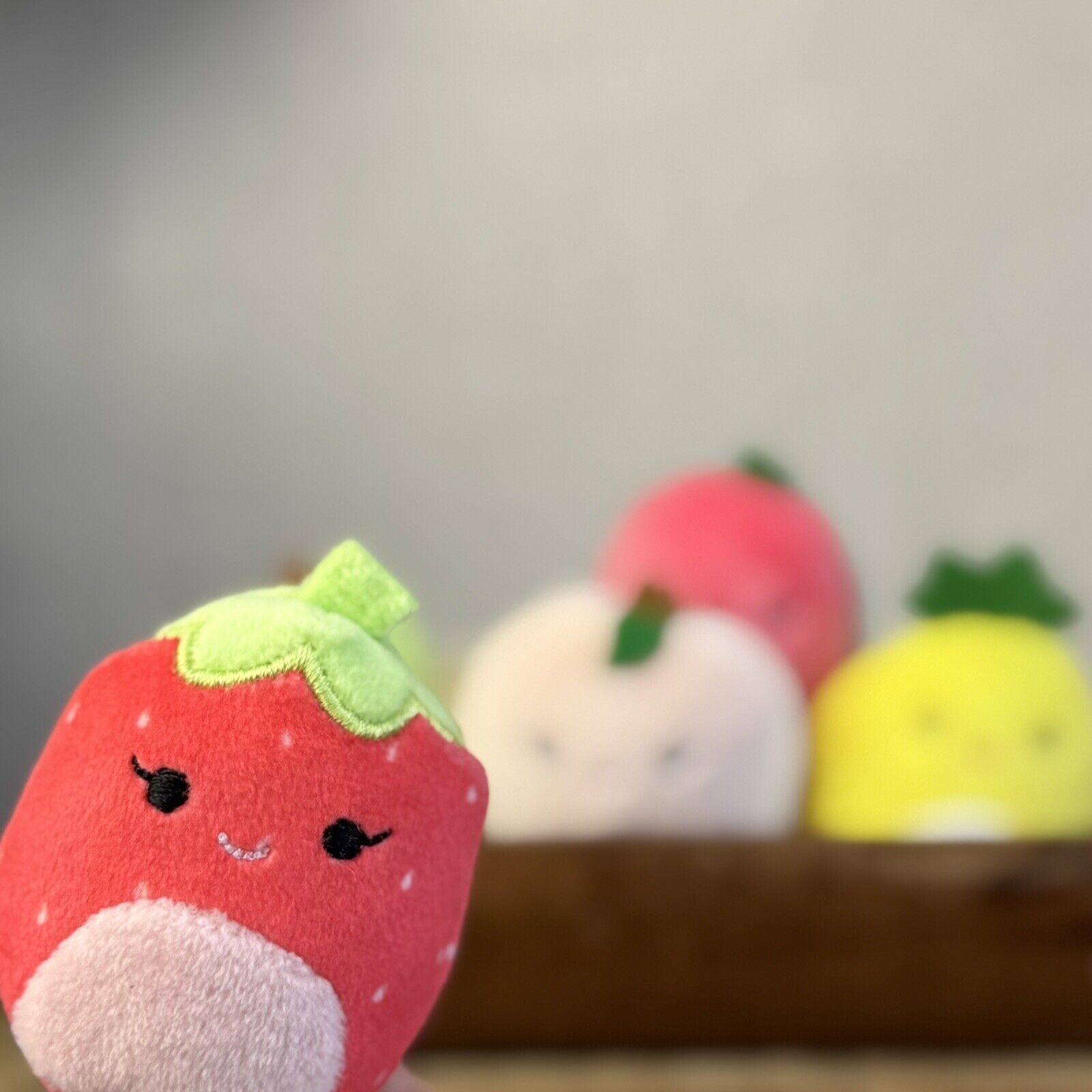 Squishmallow Squishville Fruit Squad - Apple, Peach, Melon, Strawberry Pineapple