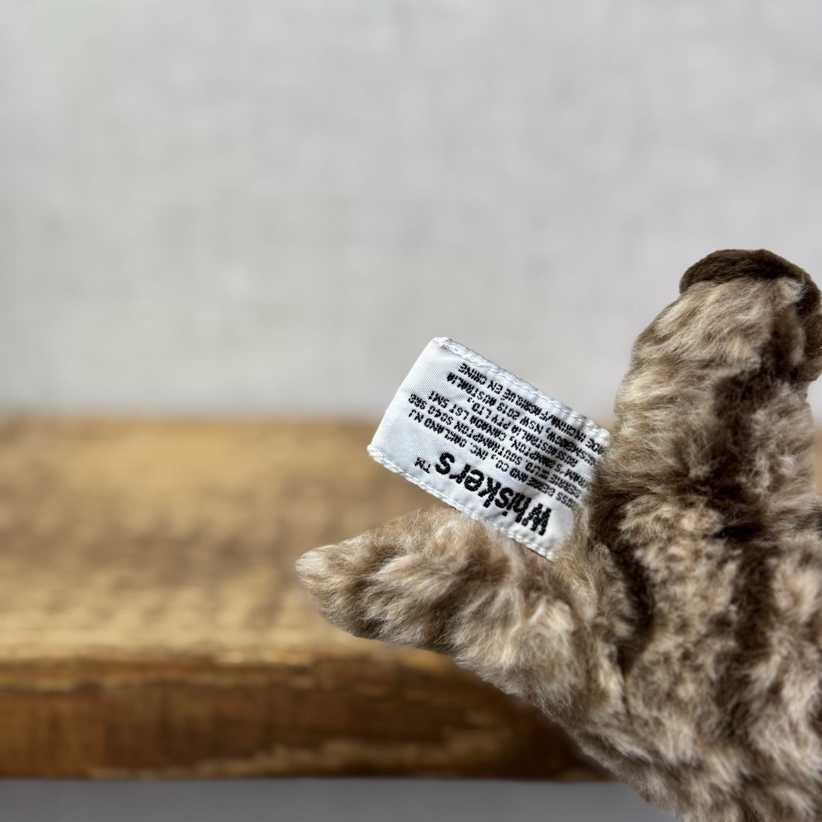 Russ Betrie Whiskers Cat Beanie - Black Tortoise Cat - Vintage Kitty Plush 5”