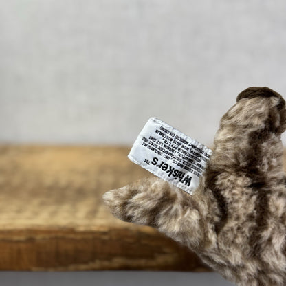 Russ Betrie Whiskers Cat Beanie - Black Tortoise Cat - Vintage Kitty Plush 5”