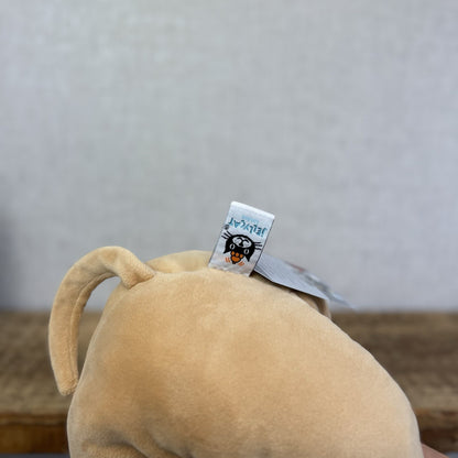 Jellycat Large Mellow Mallow Dog - Beige/Sand Squishy Dog Soft Beanie Toy 12"