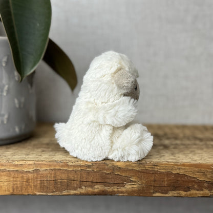 Jellycat Baby Poppet Sheep Tiny Poppet Vintage Lamb Mini Beanie With Tags 4”